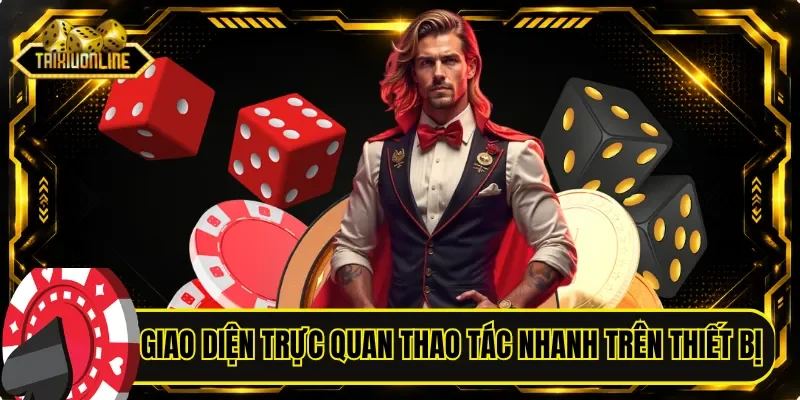 Giao diện trực quan giúp bạn thao tác nhanh trên thiết bị