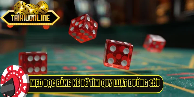 Mẹo đọc bảng kê để tìm quy luật đường cầu