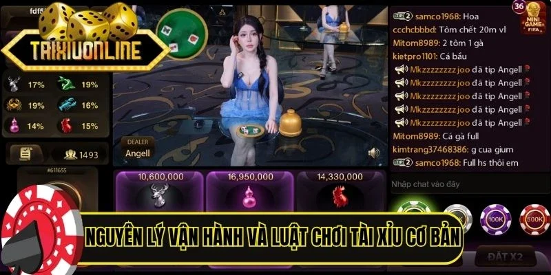 Nguyên lý vận hành và luật chơi Tài Xỉu cơ bản