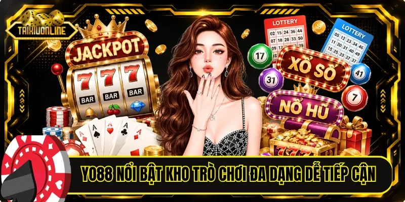 YO88 nổi bật với kho trò chơi đa dạng dễ tiếp cận